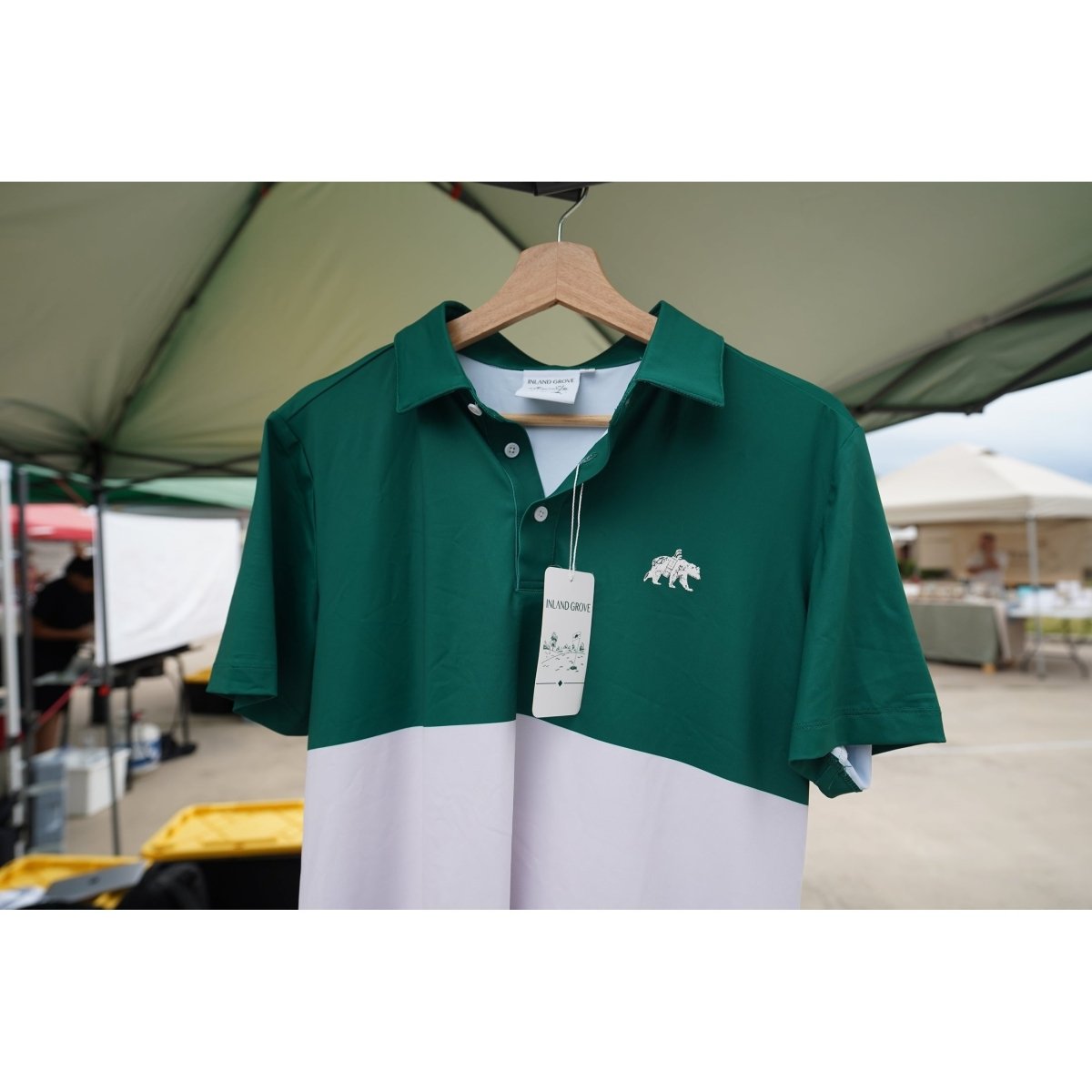 Inland Grove Signature Polo Forest Green (Slim Fit) - Inland Grove