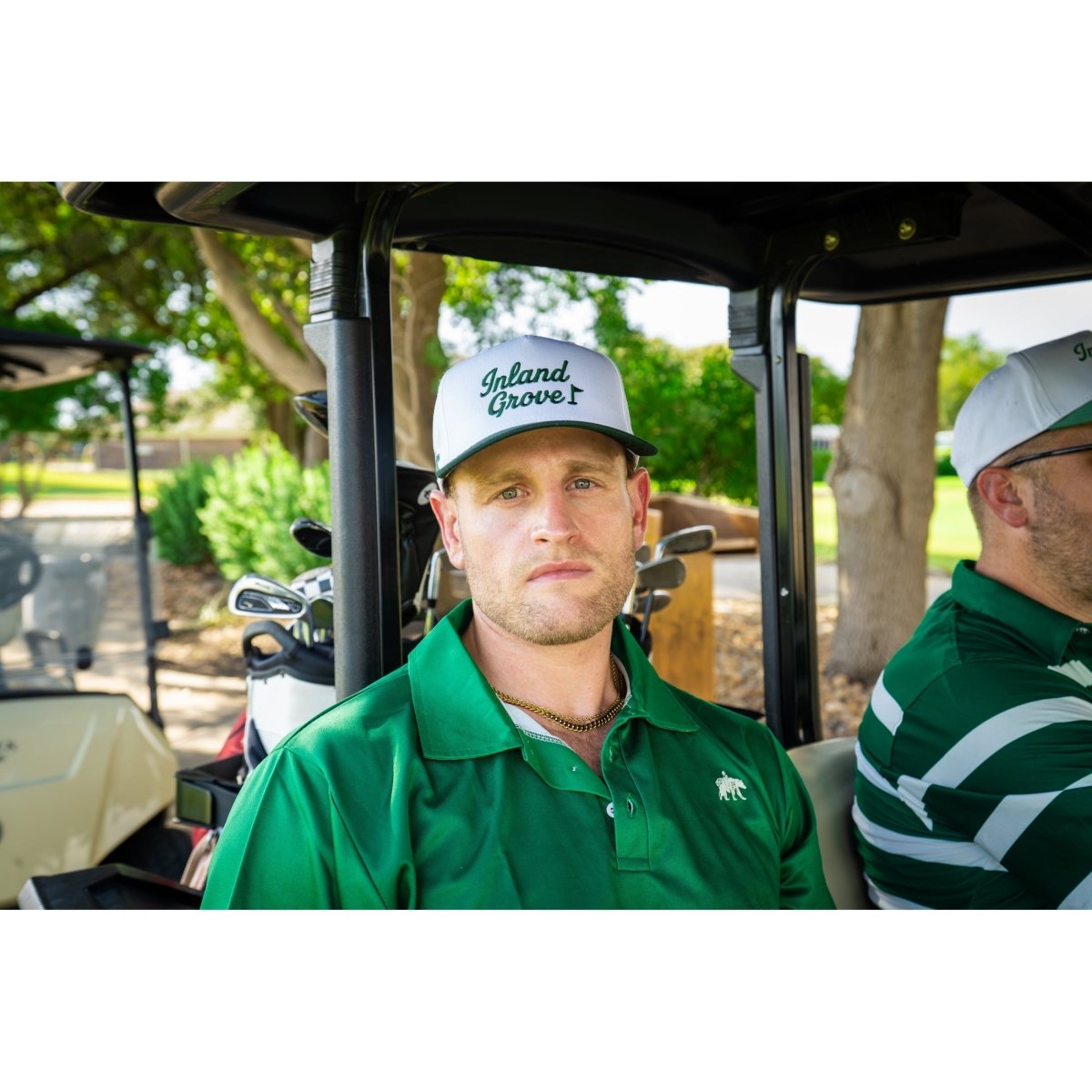 Inland Grove Signature Polo Forest Green (Slim Fit) - Inland Grove