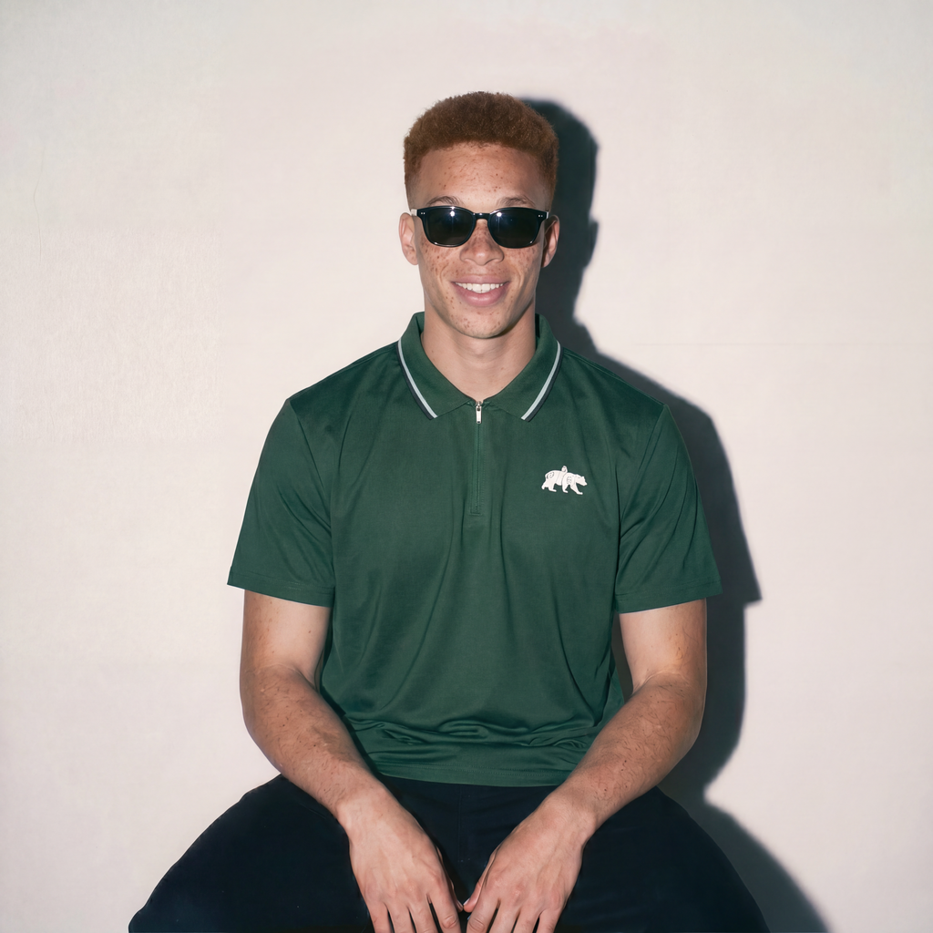 ATHLETE ZIP POLO