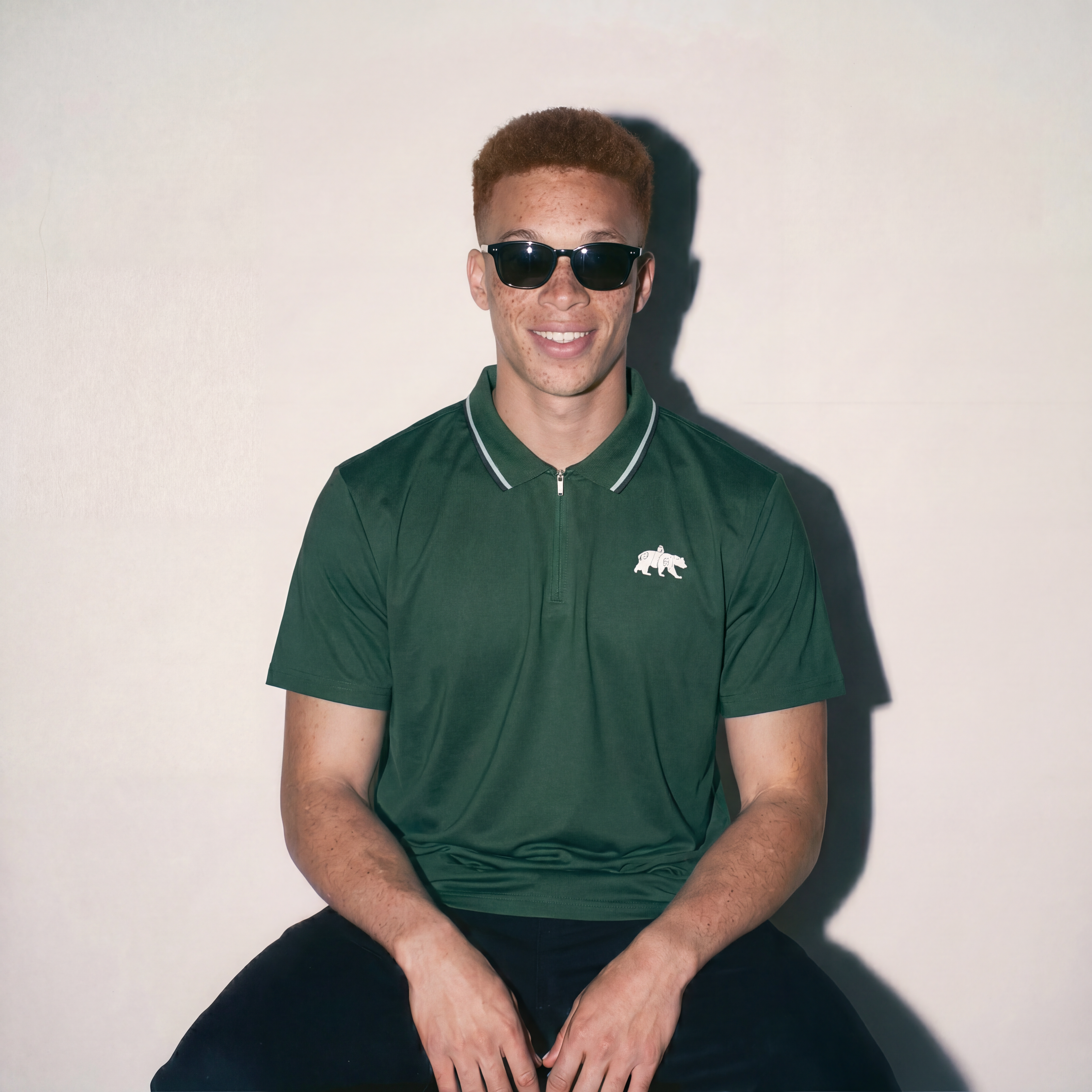 ATHLETE ZIP POLO