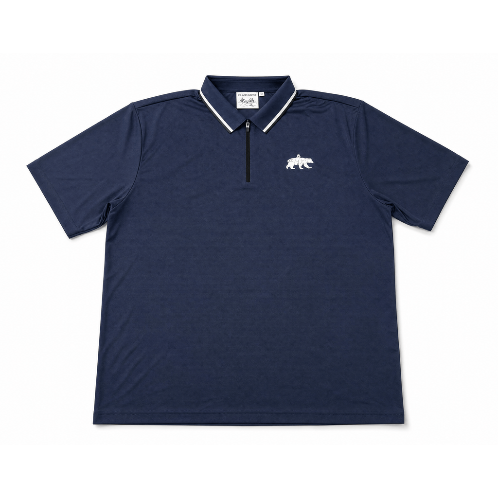 ATHLETE ZIP POLO