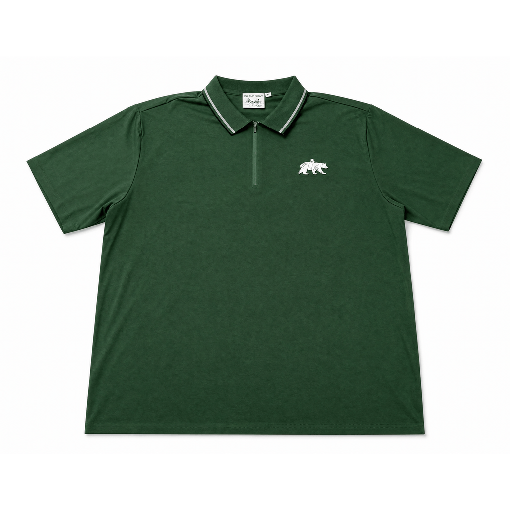 ATHLETE ZIP POLO