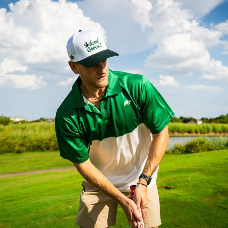 Inland Grove Signature Polo Forest Green (Slim Fit) - Inland Grove